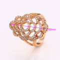 12461 Fashion jewelry luxury special price zircon ring, ladies 18k gold finger ring